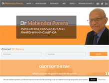 Tablet Screenshot of mahendraperera.com